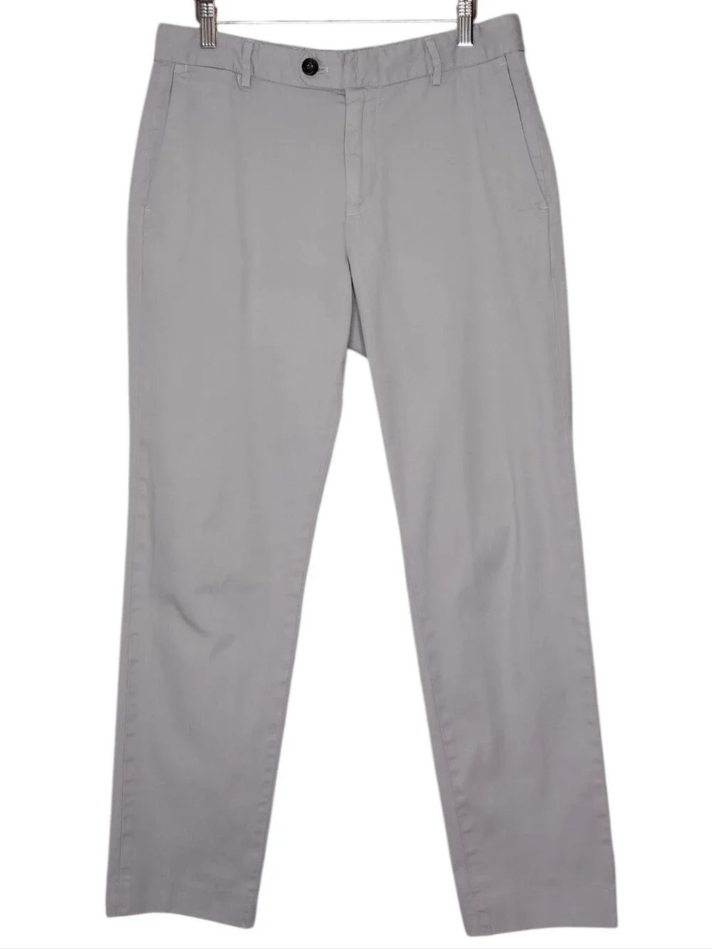 Bonobos Light Gray Straight Fit Athletic Chinos Sz 30/30